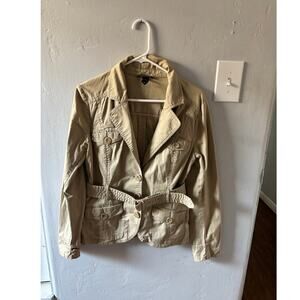 Pre-loved H&M Beige Utility Jacket Size 12
